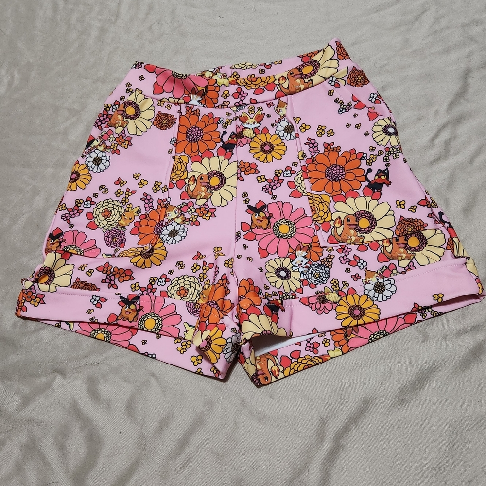 Blackmilk Fire Type Cuffed Shorts